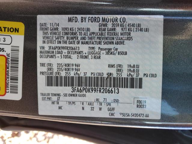 3FA6P0K99FR206613 | 2015 FORD FUSION TIT