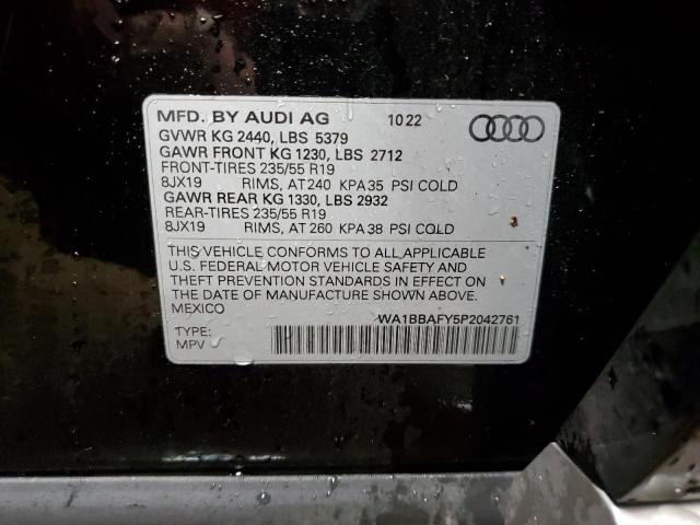 WA1BBAFY5P2042761 2023 AUDI Q5, photo no. 12