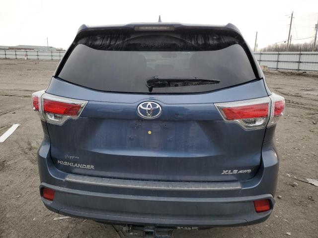 VIN 5TDJKRFH3ES012213 2014 Toyota Highlander, Xle no.6