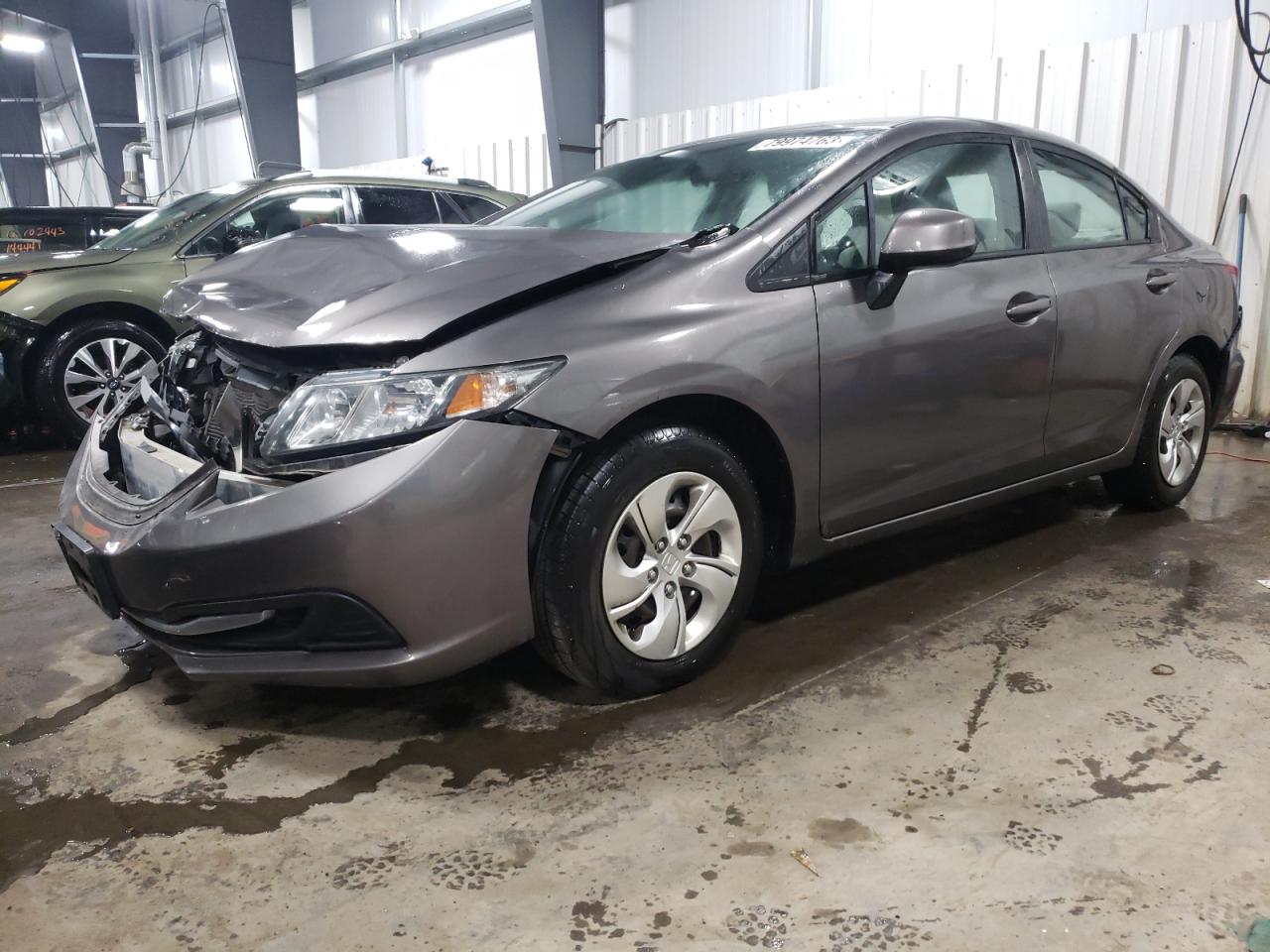 2013 Honda Civic Lx vin: 19XFB2F54DE073338