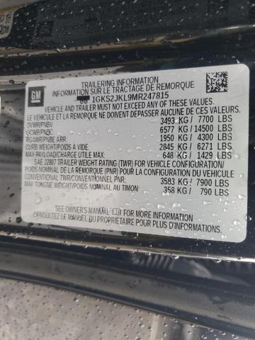 2021 GMC YUKON XL 1 1GKS2JKL9MR247815