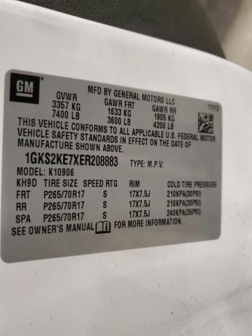 1GKS2KE7XER208883 | 2014 GMC YUKON XL K