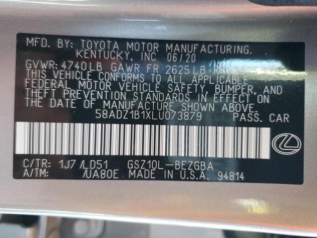 58ADZ1B1XLU073879 Lexus ES350 ES 350 10