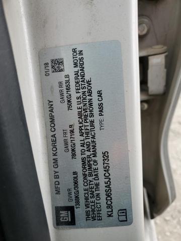 2018 CHEVROLET SPARK 1LT - KL8CD6SA5JC457325