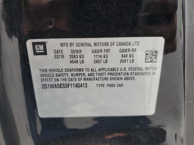 2G1WA5E33F1140413 | 2015 CHEVROLET IMPALA LIM