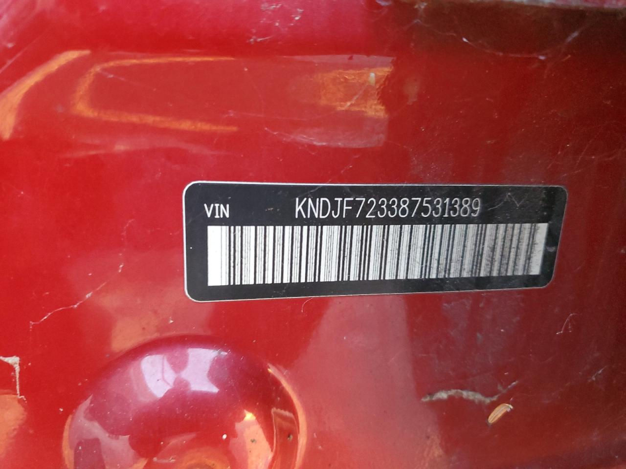 kndjf723387531389 KNDJF723387531389 2008 Kia Sportage Ex