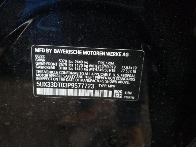2023 BMW X4 XDRIVE3 - 5UX33DT03P9S77723