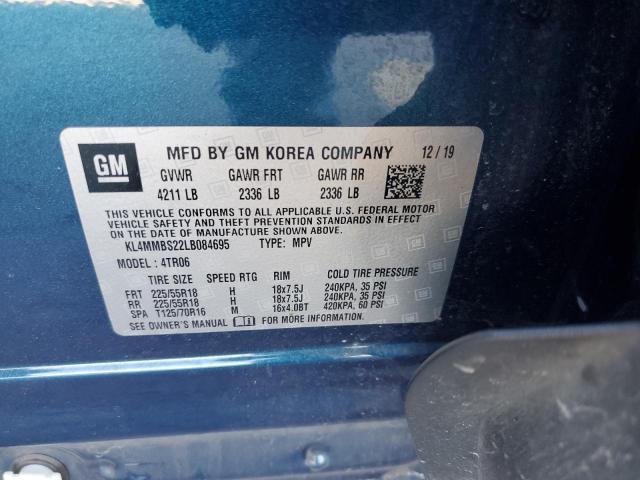 KL4MMBS22LB084695 | 2020 BUICK ENCORE GX