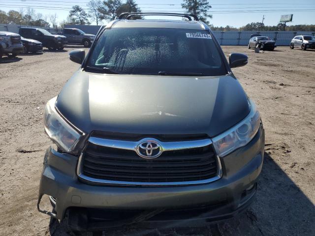 VIN 5TDKKRFH4ES033494 2014 Toyota Highlander, Xle no.5