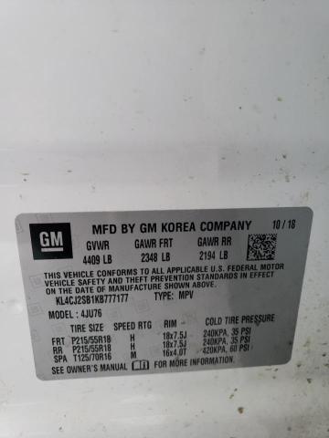 2019 BUICK ENCORE SPO - KL4CJ2SB1KB777177