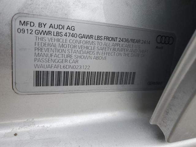 VIN WAUAFAFL6DN023122 2013 Audi A4, Premium no.13