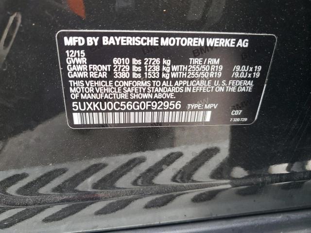 5UXKU0C56G0F92956 2016 BMW X6 - Image 13