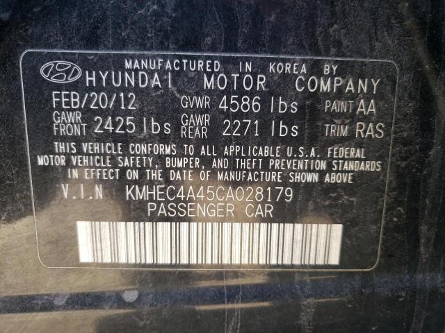 KMHEC4A45CA028179 | 2012 Hyundai sonata hybrid