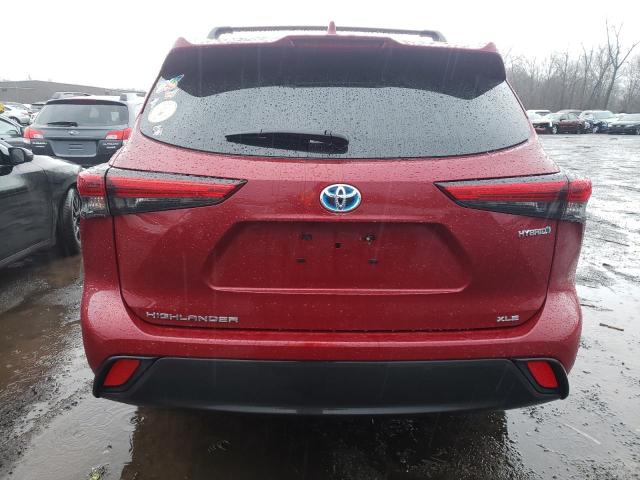 VIN 5TDGBRCH2MS020882 2021 Toyota Highlander, Hybri... no.6