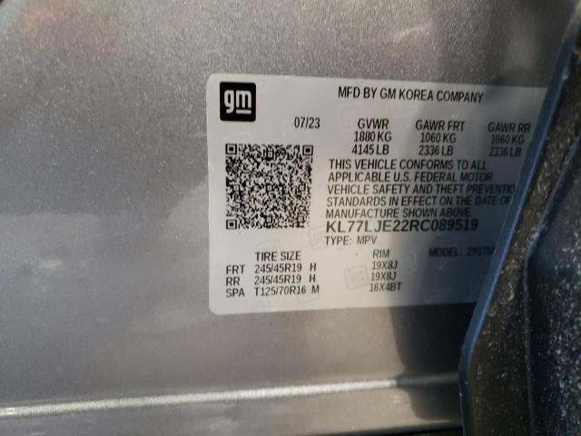 2024 CHEVROLET TRAX 2RS - KL77LJE22RC089519