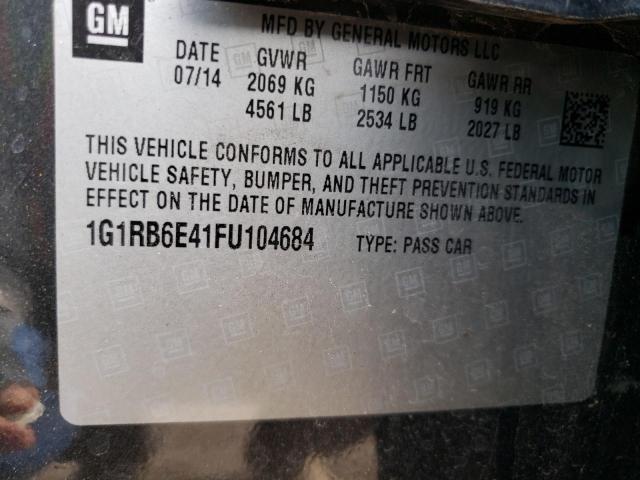 VIN 1G1RB6E41FU104684 2015 Chevrolet Volt no.12