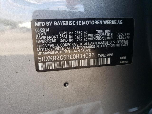 5UXKR2C58E0H34086 2014 BMW X5, photo no. 13