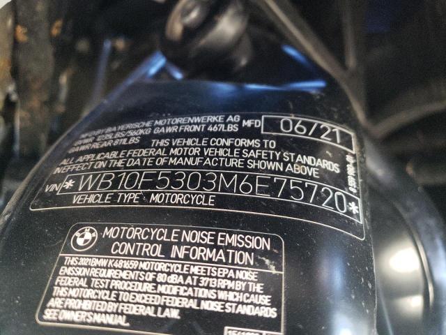 2021 BMW K1600 B WB10F5303M6E75720