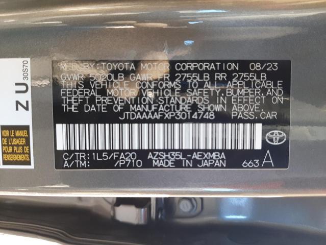 2023 TOYOTA CROWN XLE JTDAAAAFXP3014748