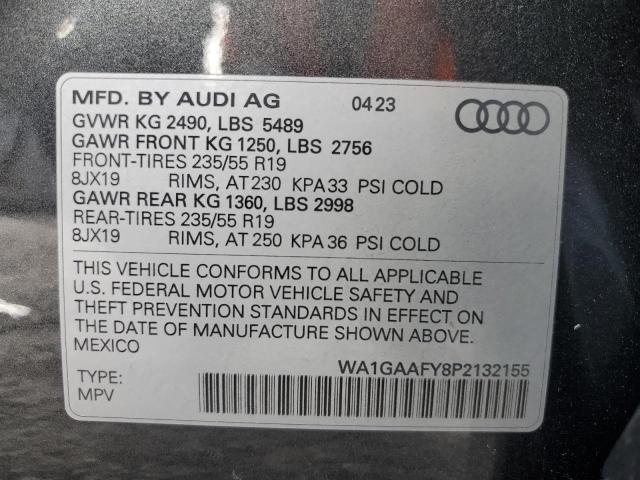 WA1GAAFY8P2132155 2023 AUDI Q5, photo no. 13