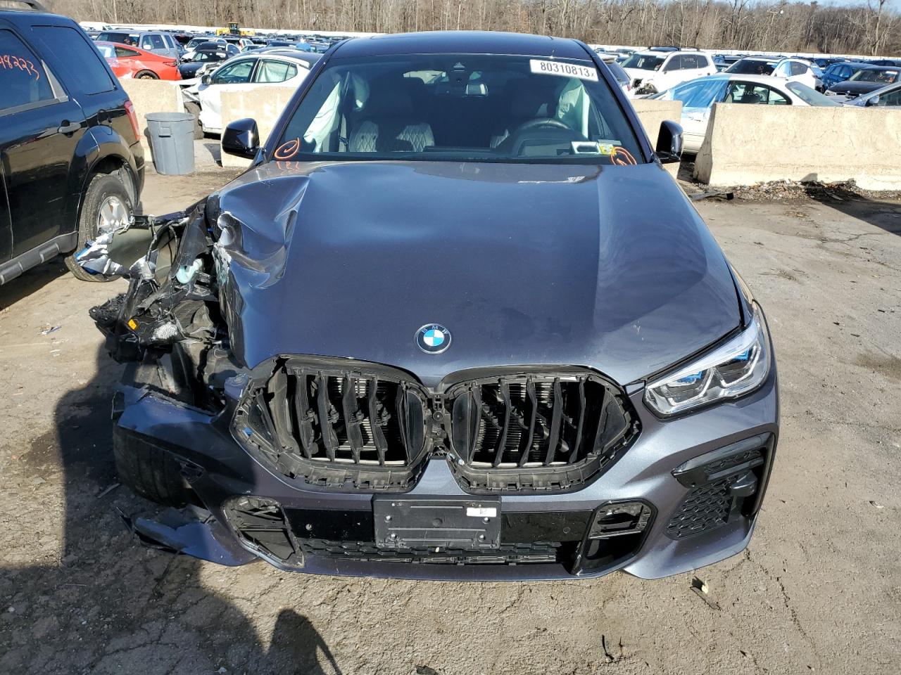 2022 BMW X6 M50I 4.4L  8(VIN: 5UXCY8C01N9K56472