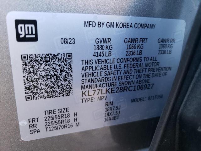 2024 CHEVROLET TRAX ACTIV - KL77LKE28RC106927