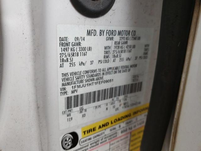 1FMJU1HT1FEF09051 Ford Expedition Xlt
