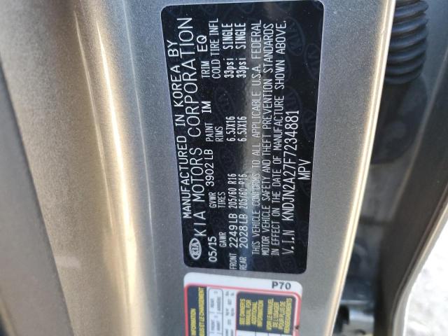 KNDJN2A27F7234881 | 2015 KIA SOUL