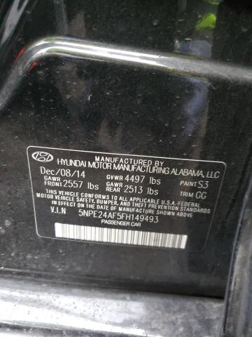 5NPE24AF5FH149493 | 2015 HYUNDAI SONATA SE