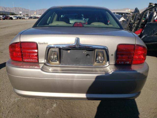 2002 Lincoln Ls VIN: 1LNHM87A82Y617781 Lot: 78755483