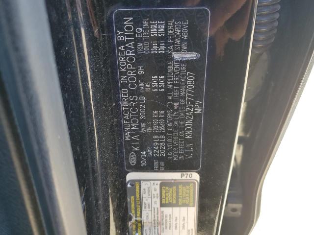 KNDJN2A21F7770807 | 2015 KIA SOUL