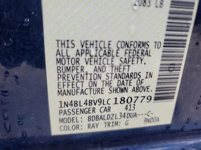 2020 NISSAN ALTIMA S - 1N4BL4BV9LC180779