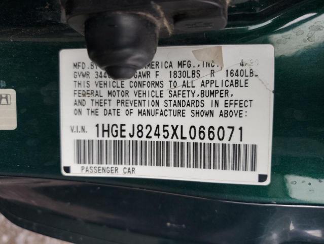 1HGEJ8245XL066071 1999 Honda Civic Ex