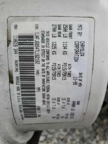 1996 Jeep Cherokee Sport VIN: 1J4FJ68S4TL162162 Lot: 77524413