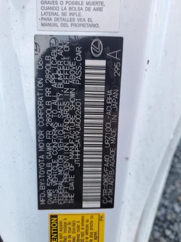 2018 LEXUS LC 500 - JTHHP5AY9JA002601