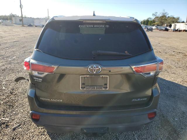 VIN 5TDJKRFH5FS080255 2015 Toyota Highlander, Xle no.6