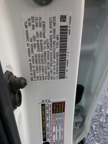 2018 HONDA CRV 2HKRW1H83JH519800