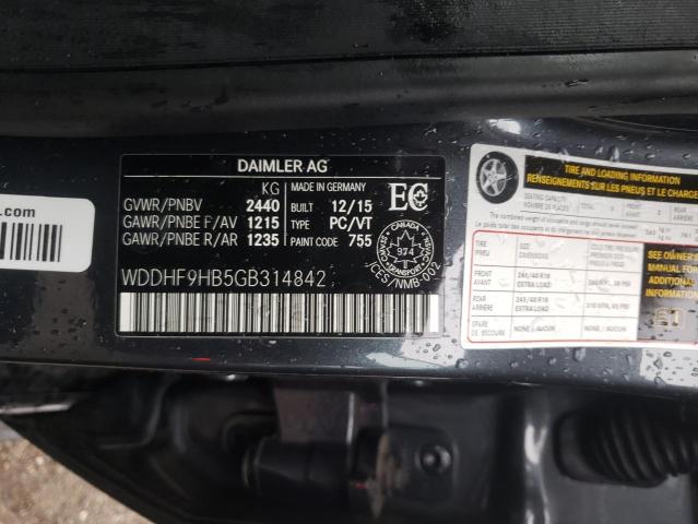 WDDHF9HB5GB314842 2016 MERCEDES-BENZ E-CLASS, photo no. 13