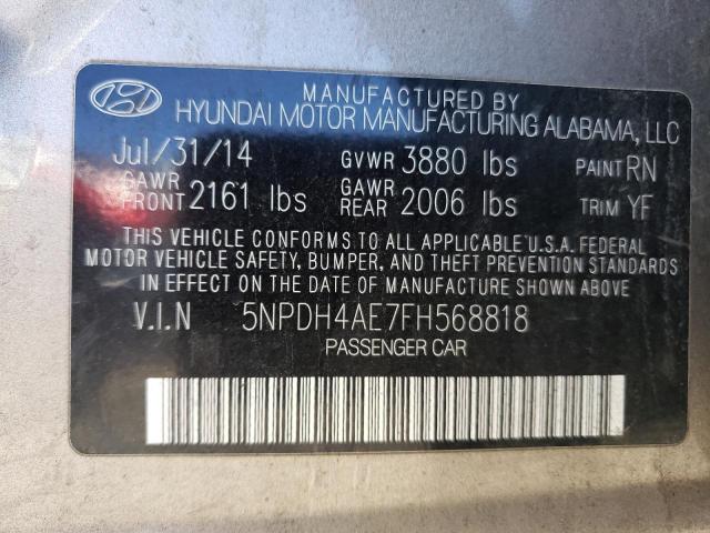 2015 HYUNDAI ELANTRA SE - 5NPDH4AE7FH568818