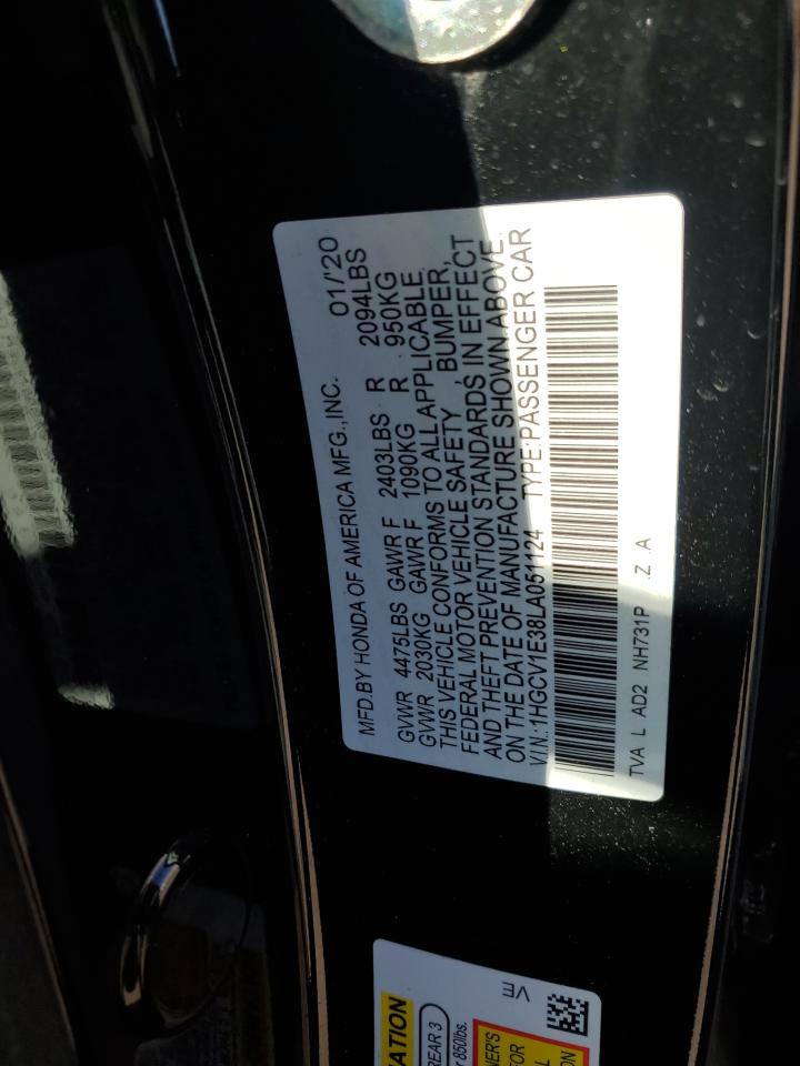 1HGCV1E38LA051124 2020 Honda Accord Sport 1HGCV1E38LA051124 2020 Honda Accord Sport