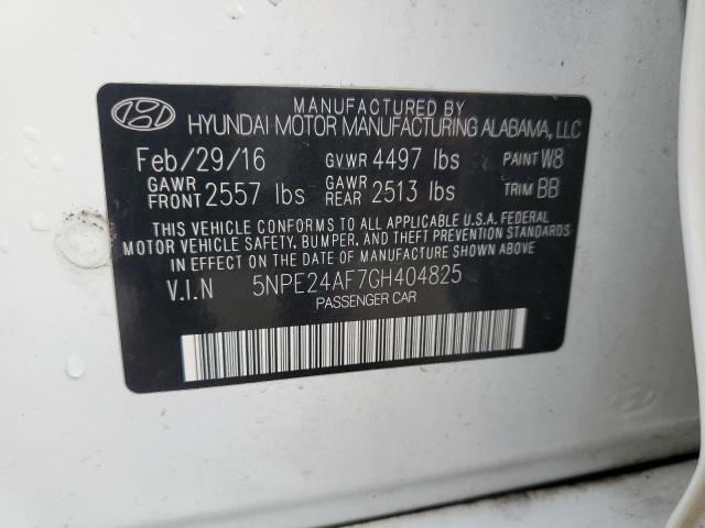 5NPE24AF7GH404825 | 2016 HYUNDAI SONATA SE