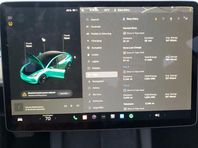 5YJ3E1EA2PF648229 | 2023 TESLA MODEL 3