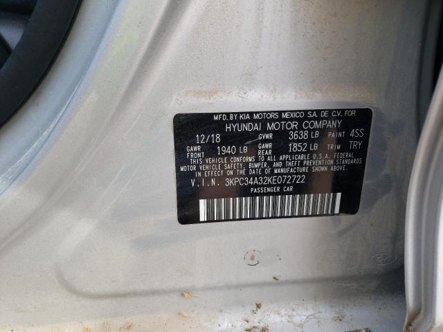 2019 HYUNDAI ACCENT LIM - 3KPC34A32KE072722
