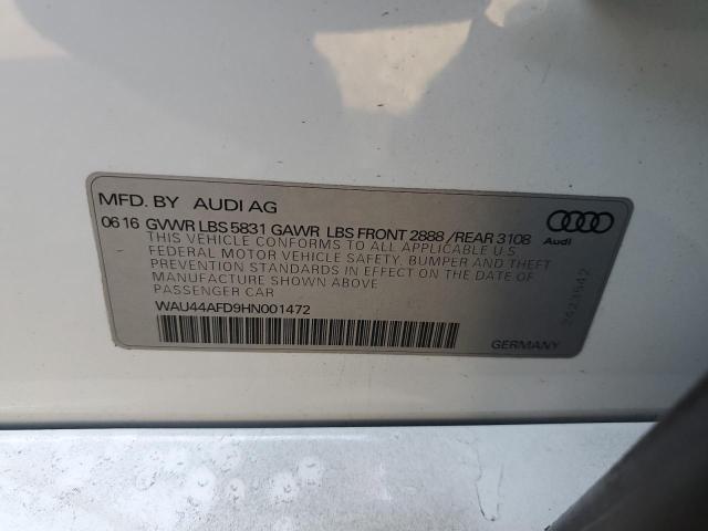 2017 AUDI A8 L QUATT - WAU44AFD9HN001472