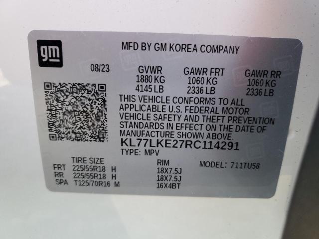 2024 CHEVROLET TRAX ACTIV KL77LKE27RC114291