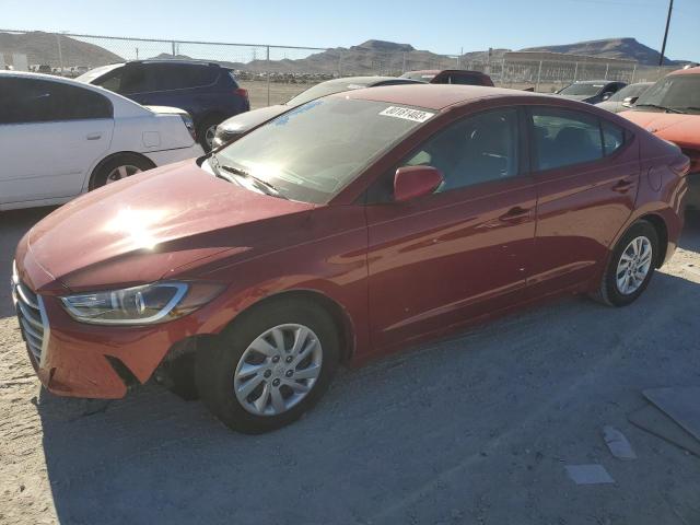 Vin: kmhd74lf8hu394500, lot: 80181403, hyundai elantra se 2017 img_1