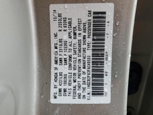 1HGCR2F83FA049550 | 2015 Honda accord exl