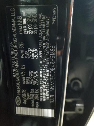 5NMJECDE4RH316561 | 2024 HYUNDAI TUCSON LIM