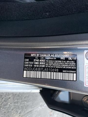 2020 MERCEDES-BENZ S 63 AMG 4 WDDUG8JB7LA510698