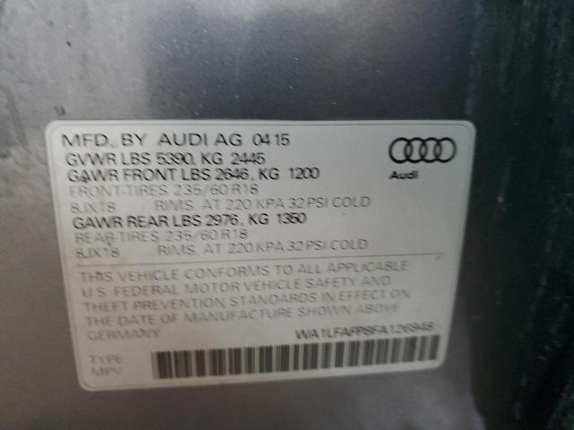 WA1LFAFP8FA126948 | 2015 AUDI Q5 PREMIUM